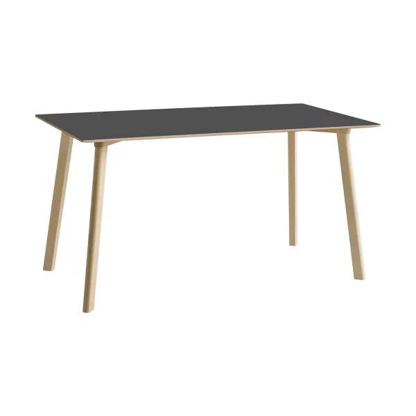 HAY CPH210 Deux 2.0 table 75x140 cm Stone grey-untreated beech