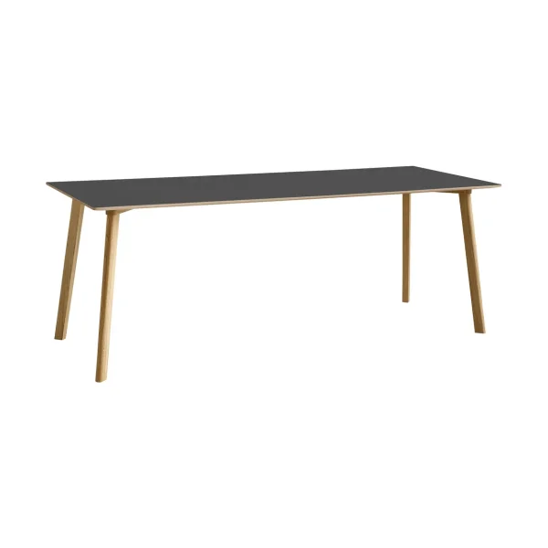 HAY CPH210 Deux 2.0 table 75x200 cm Stone grey-lacquered oak