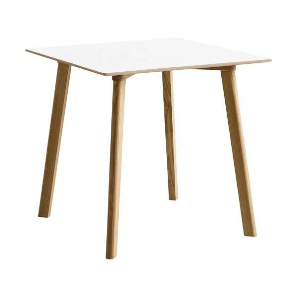 HAY CPH210 Deux 2.0 table 75x75 cm Pearl white-lacquered oak