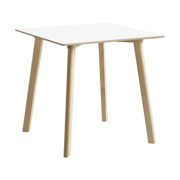 HAY CPH210 Deux 2.0 table 75x75 cm Pearl white-untreated beech