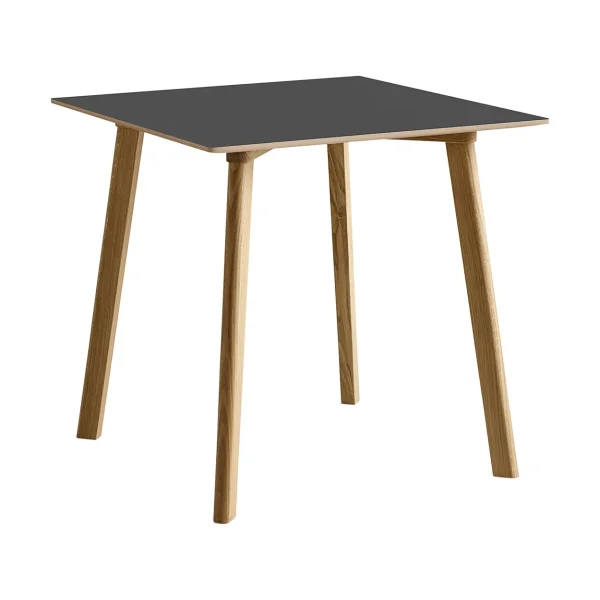 HAY CPH210 Deux 2.0 table 75x75 cm Stone grey-lacquered oak
