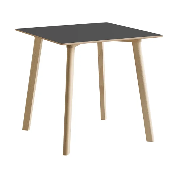 HAY CPH210 Deux 2.0 table 75x75 cm Stone grey-untreated beech