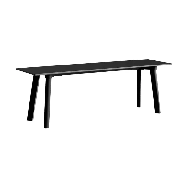 HAY CPH215 Deux 2.0 bench 140 cm Black laminate-lacquered beech