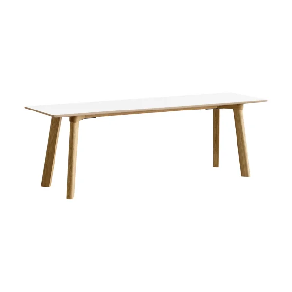 HAY CPH215 Deux 2.0 bench 140 cm Pearl white-lacquered oak