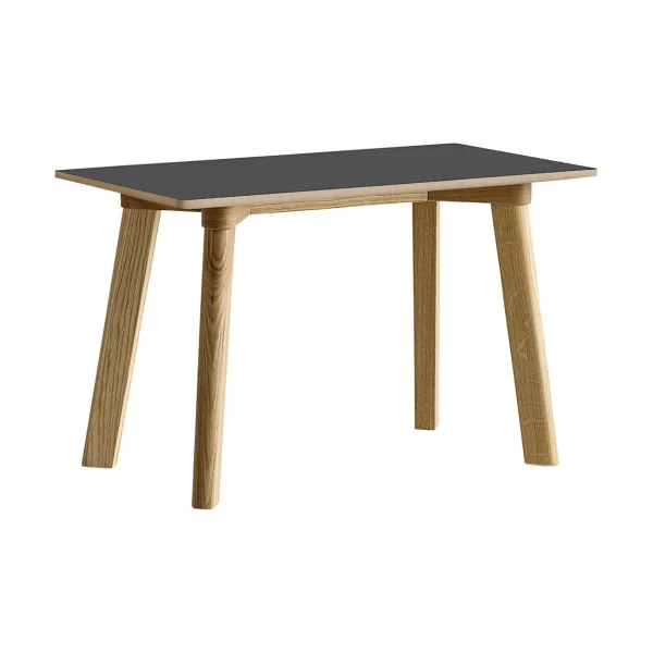 HAY CPH215 Deux 2.0 bench 75 cm Stone grey-lacquered oak