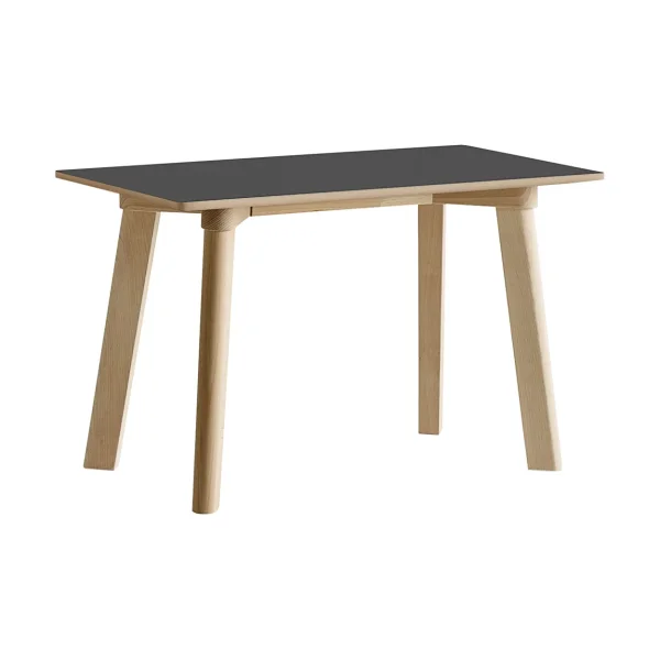 HAY CPH215 Deux 2.0 bench 75 cm Stone grey-untreated beech