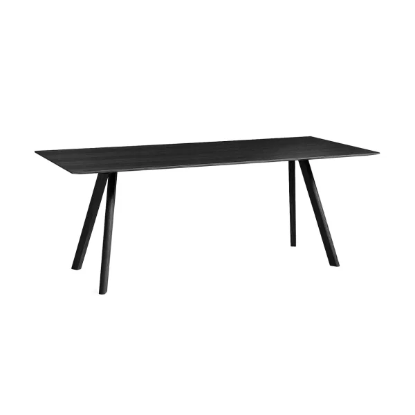 HAY CPH30 2.0 dining table 90x200 cm Black-black lacquered oak veneer