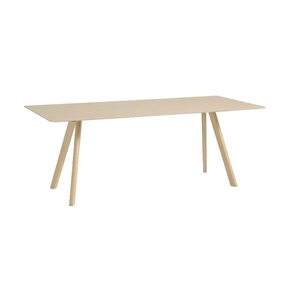 HAY CPH30 2.0 dining table 90x200 cm Lacquered oak-oak veneer