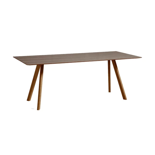 HAY CPH30 2.0 dining table 90x200 cm Lacquered walnut