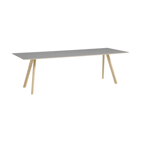 HAY CPH30 2.0 dining table 90x250 cm Grey linoleum-lacquered oak