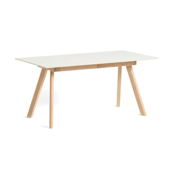 HAY CPH30 2.0 Extendable dining table 80x160 cm Off white linoleum-lacq. oak