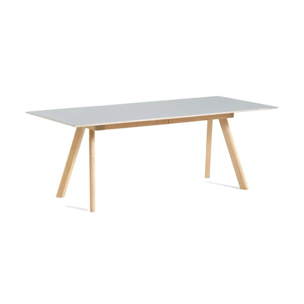 HAY CPH30 2.0 Extendable dining table 90x200 cm Grey linoleum-lacquered oak