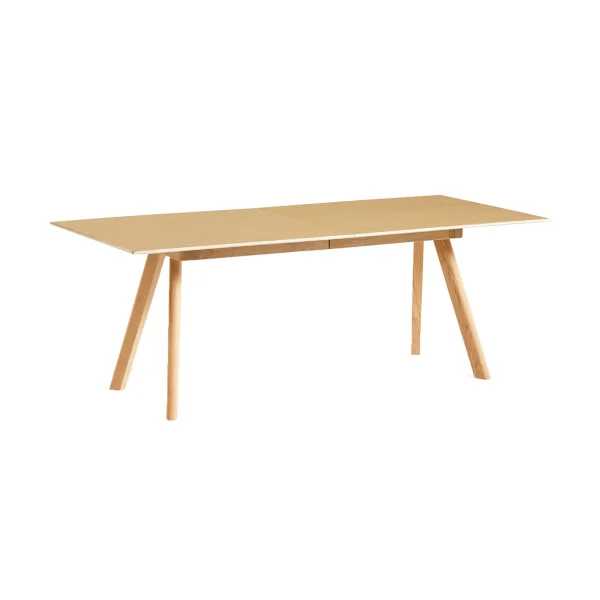 HAY CPH30 2.0 Extendable dining table 90x200 cm Lacquered oak-oak veneer