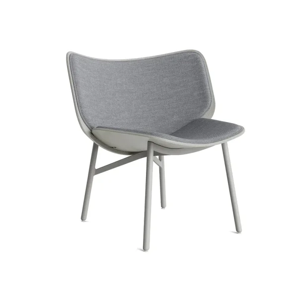 HAY Dapper lounge chair Remix 143-dusty grey-grey frame