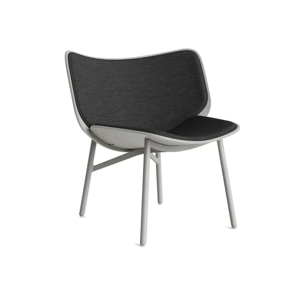HAY Dapper lounge chair Remix 173-dusty grey-grey frame