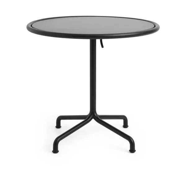 HAY Deville table Anthracite, Ø80x74 cm