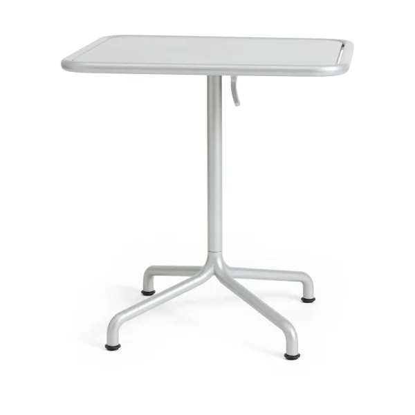 HAY Deville table Silver grey, 60x70x74 cm