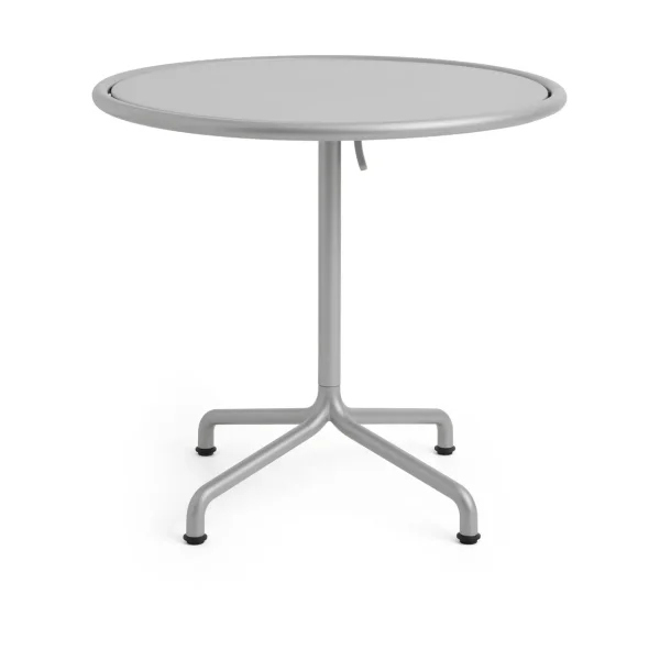 HAY Deville table Silver grey, Ø80x74 cm