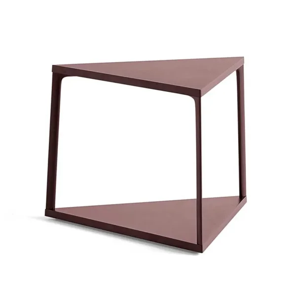 HAY Eiffel Triangle side table Dark brick