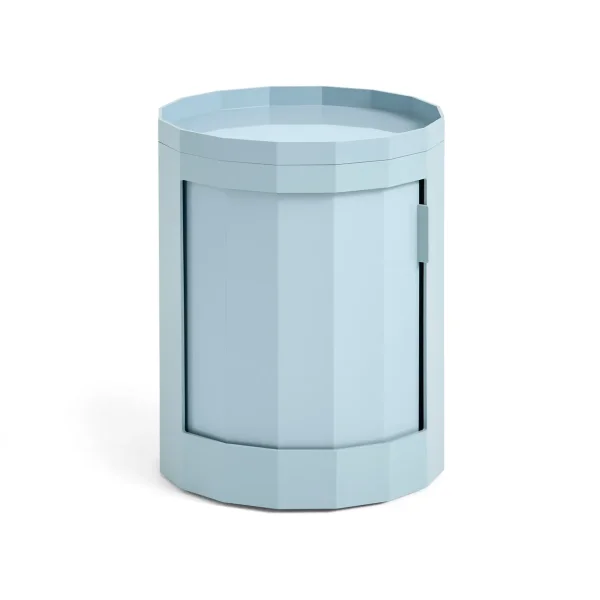 HAY Facet Cabinet 100 side table Misty blue