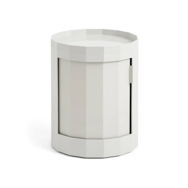 HAY Facet Cabinet 100 side table Misty grey