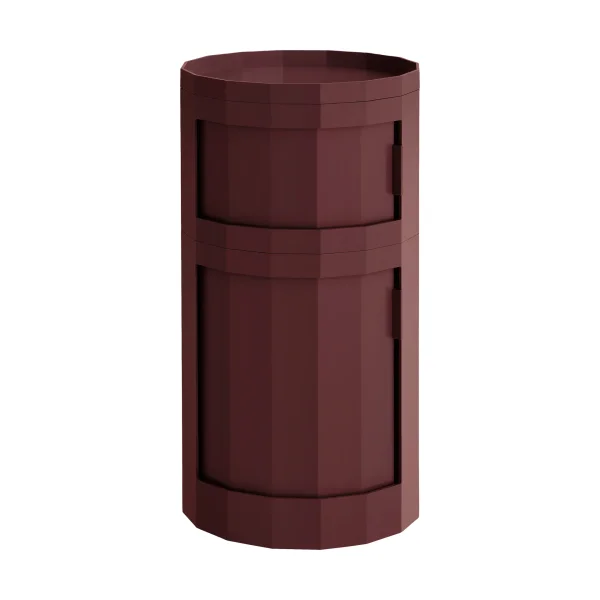 HAY Facet Cabinet 110 side table Burgundy