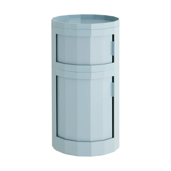 HAY Facet Cabinet 110 side table Misty blue