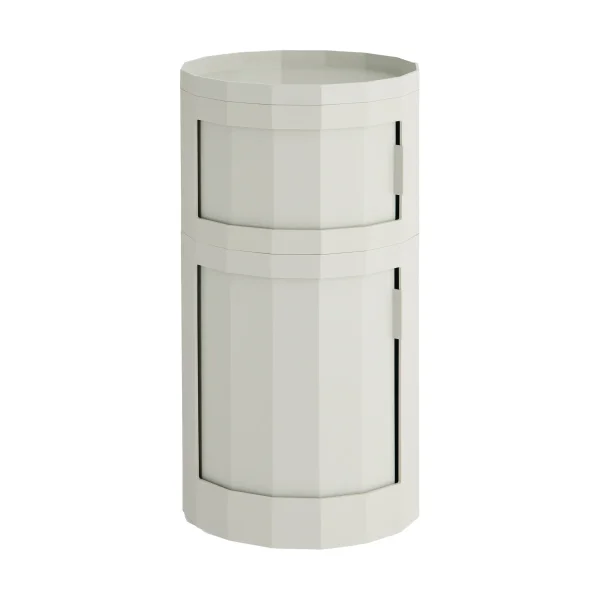 HAY Facet Cabinet 110 side table Misty grey
