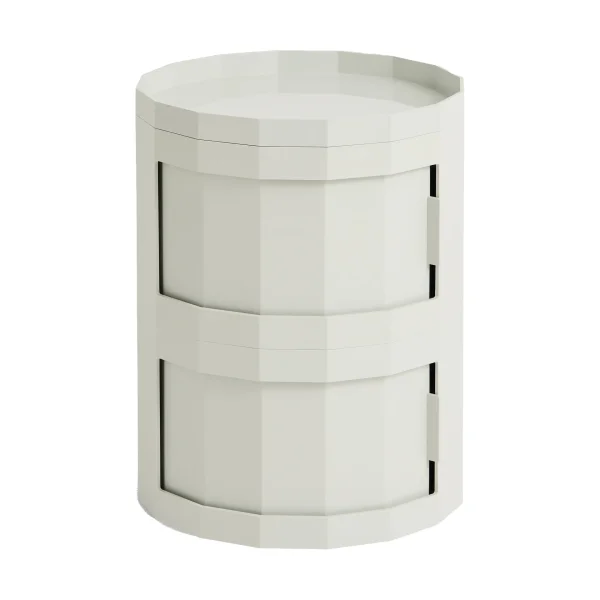 HAY Facet Cabinet 20 side table Misty grey