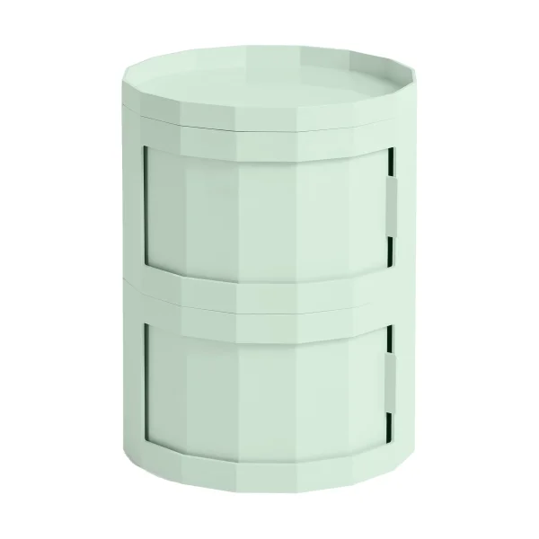 HAY Facet Cabinet 20 side table Soft mint