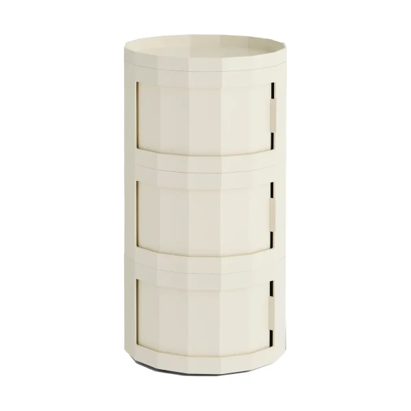 HAY Facet Cabinet 30 side table Eggshell