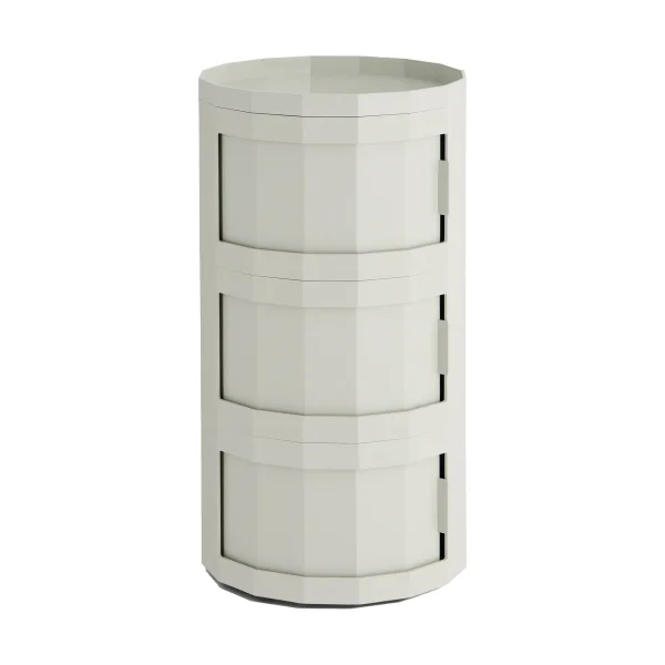 HAY Facet Cabinet 30 side table Misty grey