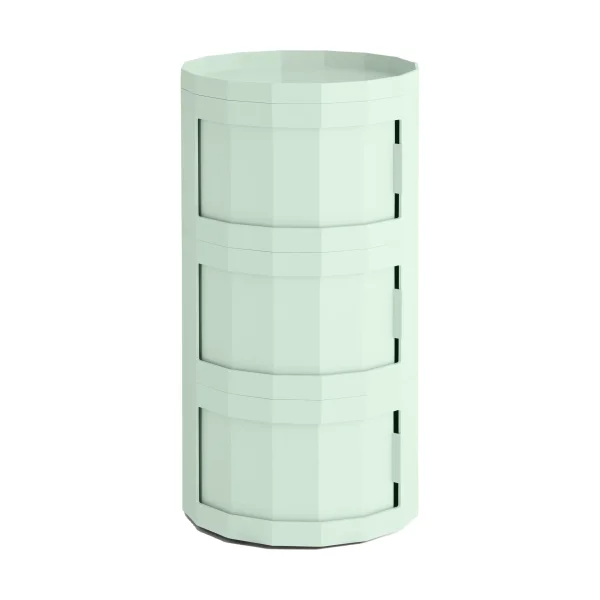 HAY Facet Cabinet 30 side table Soft mint