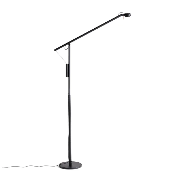 HAY Fifty-Fifty floor lamp Soft black