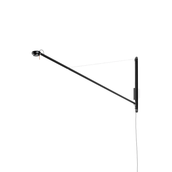 HAY Fifty-Fifty wall lamp Soft black