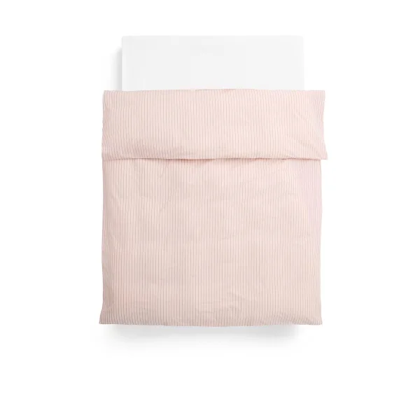 HAY Fineline duvet cover 150x210 cm Soft pink