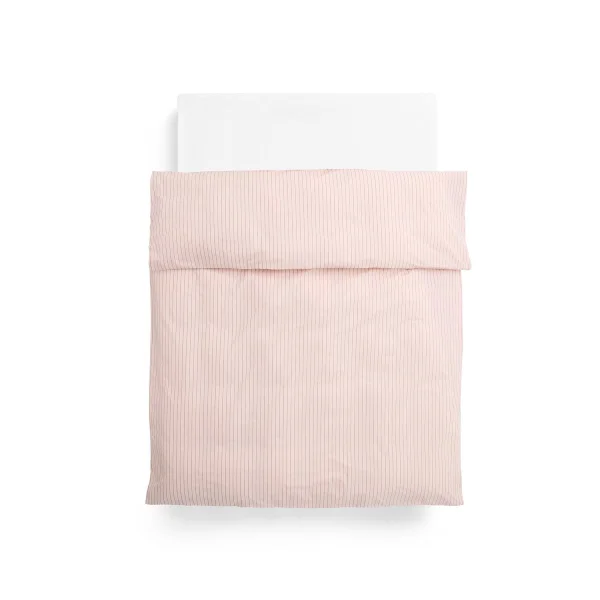HAY Fineline duvet cover 220x240 cm Soft pink