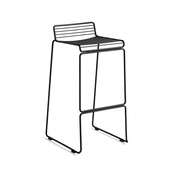 HAY Hee High barstool 75 cm Black