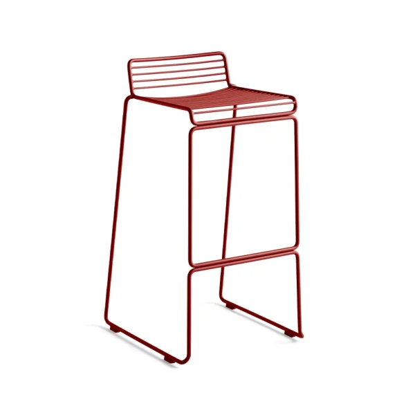 HAY Hee High barstool 75 cm Rust