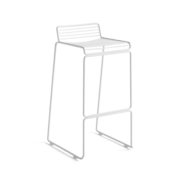 HAY Hee High barstool 75 cm White