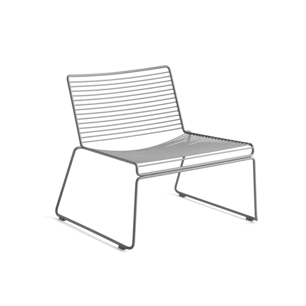 HAY Hee lounge chair Asphalt grey