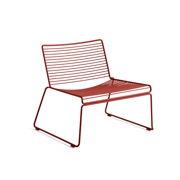 HAY Hee lounge chair Rust