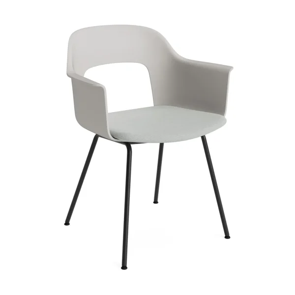 HAY Layout Armchair 213 armchair Naveli 113-sky grey-black lacquered steel