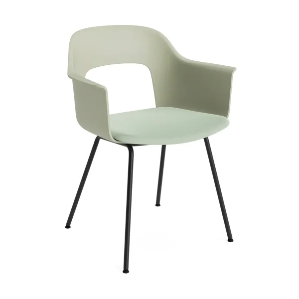 HAY Layout Armchair 213 armchair Relate 921-pastel green-black lacquered steel
