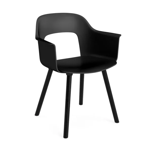 HAY Layout Armchair 221 armchair Black lacquered oak