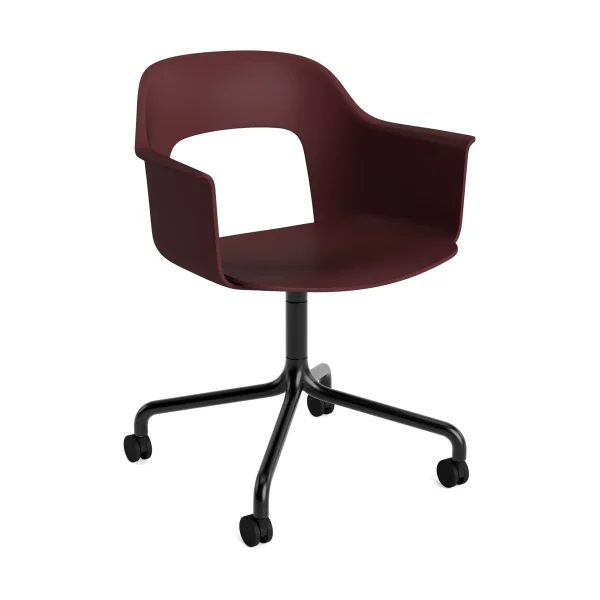 HAY Layout Armchair 261 chair Bordeaux-black