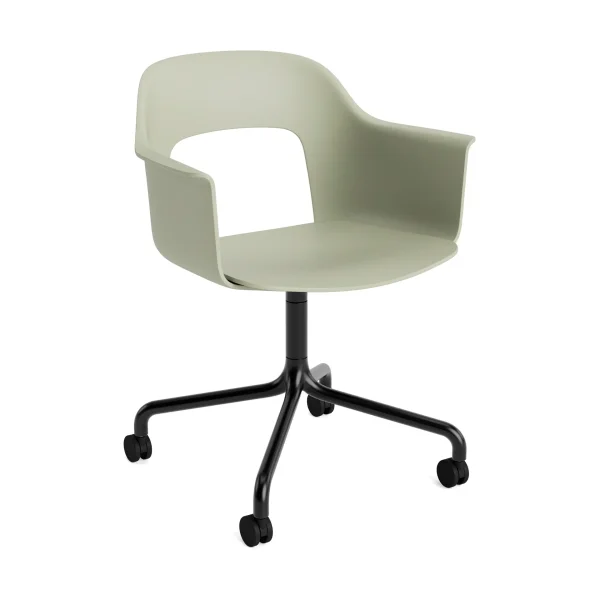 HAY Layout Armchair 261 chair Bottle green-black