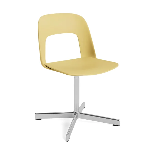 HAY Layout Chair 131 chair Biscotti-polished aluminium