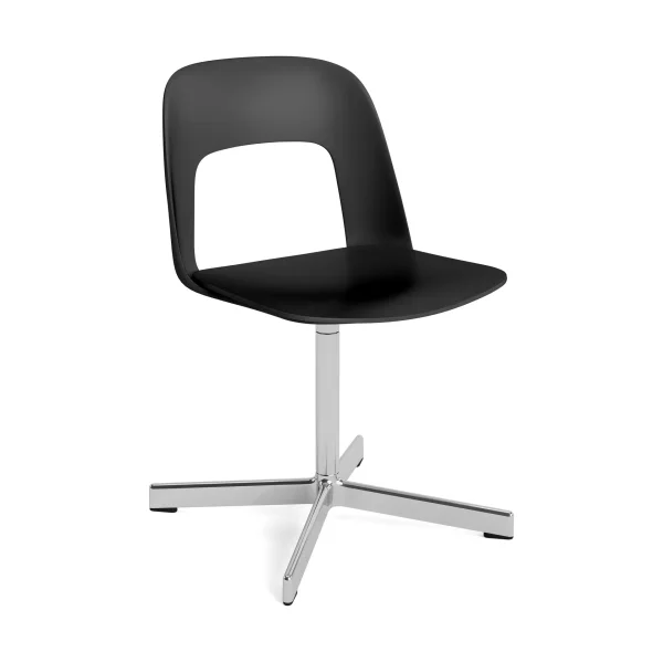 HAY Layout Chair 131 chair Black-polished aluminium
