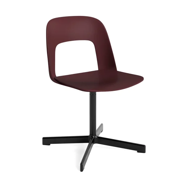 HAY Layout Chair 131 chair Bordeaux-black